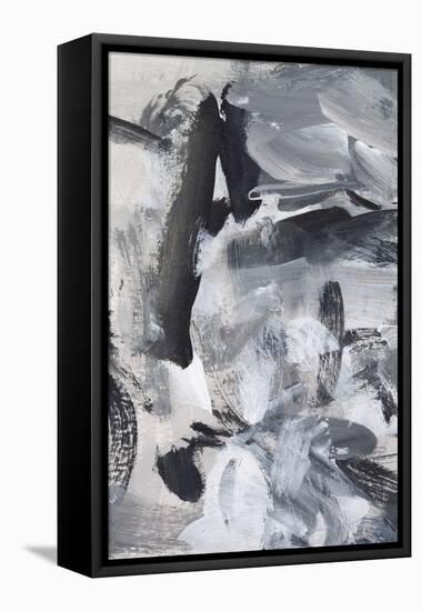 Black & White Mix III-Christina Long-Framed Stretched Canvas