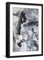 Black & White Mix III-Christina Long-Framed Art Print