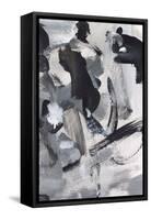 Black & White Mix IV-Christina Long-Framed Stretched Canvas