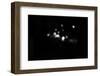 black / white recording, Bokeh-Benjamin Engler-Framed Photographic Print