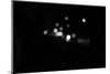 black / white recording, Bokeh-Benjamin Engler-Mounted Photographic Print