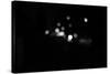 black / white recording, Bokeh-Benjamin Engler-Stretched Canvas