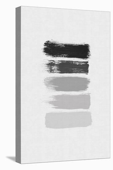 Black & White Stripes-Orara Studio-Stretched Canvas