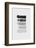 Black & White Stripes-Orara Studio-Framed Photographic Print