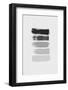 Black & White Stripes-Orara Studio-Framed Photographic Print