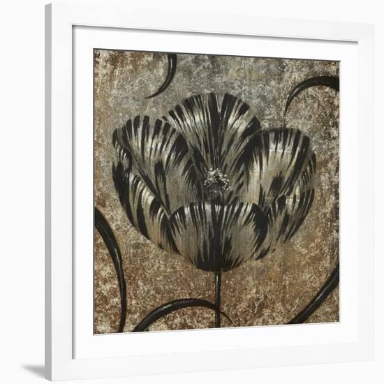Black & White Tulips I-Liz Jardine-Framed Art Print