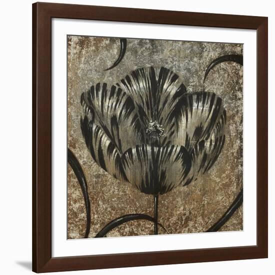 Black & White Tulips I-Liz Jardine-Framed Art Print