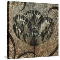 Black & White Tulips I-Liz Jardine-Stretched Canvas