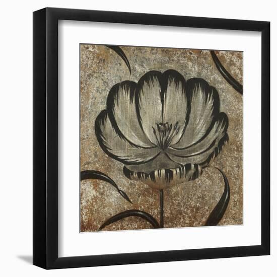 Black & White Tulips II-Liz Jardine-Framed Art Print