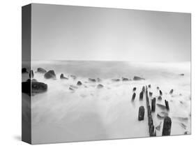 Black & White Water III-James McLoughlin-Stretched Canvas