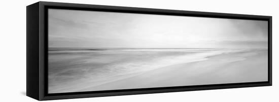 Black & White Water Panel XIII-James McLoughlin-Framed Stretched Canvas