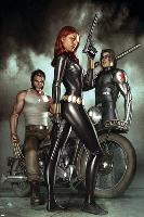 Black Widow: Deadly Origins No.1 Cover: Black Widow, Bucky and Wolverine-Adi Granov-Lamina Framed Poster