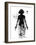 Black Widow Watercolor-Jack Hunter-Framed Art Print