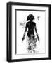 Black Widow Watercolor-Jack Hunter-Framed Art Print