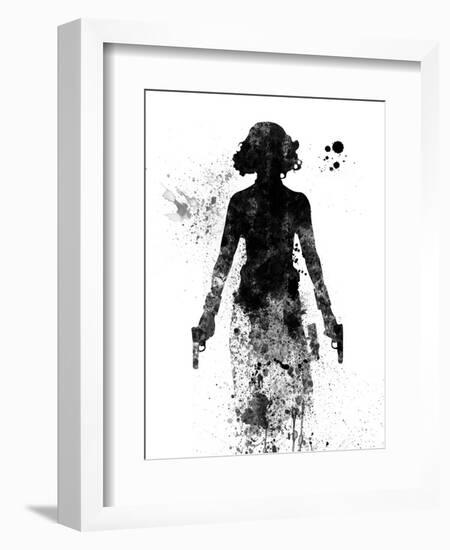 Black Widow Watercolor-Jack Hunter-Framed Art Print