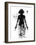 Black Widow Watercolor-Jack Hunter-Framed Art Print