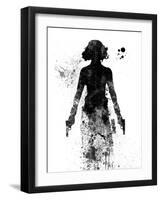 Black Widow Watercolor-Jack Hunter-Framed Art Print