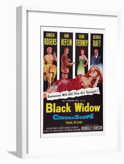 Black Widow-null-Framed Art Print