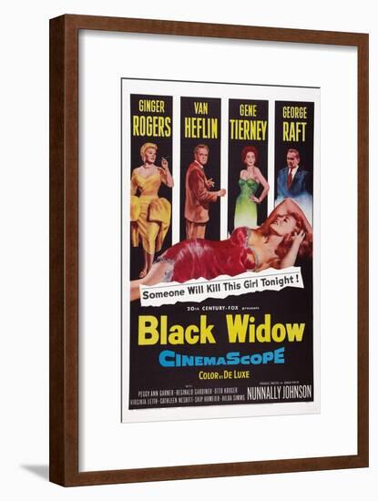 Black Widow-null-Framed Art Print