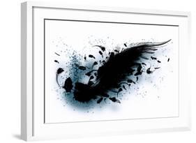 Black Wings-Sergey Nivens-Framed Art Print