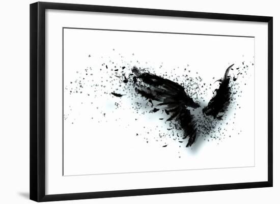 Black Wings-Sergey Nivens-Framed Art Print