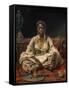 BLACK Woman, 1875-1876 (Oil on Canvas)-Ilya Efimovich Repin-Framed Stretched Canvas