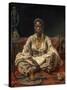 BLACK Woman, 1875-1876 (Oil on Canvas)-Ilya Efimovich Repin-Stretched Canvas