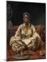 BLACK Woman, 1875-1876 (Oil on Canvas)-Ilya Efimovich Repin-Mounted Giclee Print