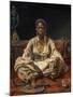 BLACK Woman, 1875-1876 (Oil on Canvas)-Ilya Efimovich Repin-Mounted Giclee Print