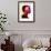 Black Woman 1-Enrico Varrasso-Framed Art Print displayed on a wall