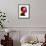 Black Woman 1-Enrico Varrasso-Framed Art Print displayed on a wall