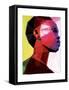 Black Woman 1-Enrico Varrasso-Framed Stretched Canvas