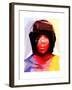 Black Woman 2-Enrico Varrasso-Framed Art Print