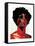 Black Woman 6-Enrico Varrasso-Framed Stretched Canvas