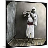 Black Woman Carrying the Presents of a Fiançee, in Tangier (Morocco), Circa 1885-Leon, Levy et Fils-Mounted Photographic Print