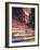 Black Woman Running Up Stairs-null-Framed Photographic Print