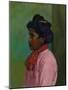 Black Woman with Pink Blouse, 1910-Félix Vallotton-Mounted Giclee Print