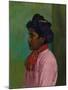 Black Woman with Pink Blouse, 1910-Félix Vallotton-Mounted Giclee Print