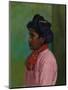 Black Woman with Pink Blouse, 1910-Félix Vallotton-Mounted Giclee Print