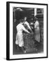 Black Women Laborers Weighing Wire Coils and Recording Weights to Establish Wage Rates, in Factory-F^p^ Burke-Framed Photographic Print