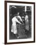 Black Women Laborers Weighing Wire Coils and Recording Weights to Establish Wage Rates, in Factory-F^p^ Burke-Framed Photographic Print