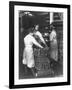 Black Women Laborers Weighing Wire Coils and Recording Weights to Establish Wage Rates, in Factory-F^p^ Burke-Framed Photographic Print