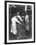 Black Women Laborers Weighing Wire Coils and Recording Weights to Establish Wage Rates, in Factory-F^p^ Burke-Framed Photographic Print