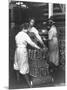 Black Women Laborers Weighing Wire Coils and Recording Weights to Establish Wage Rates, in Factory-F^p^ Burke-Mounted Photographic Print