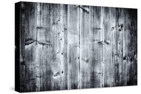 Black Wood Texture-Banauke-Stretched Canvas