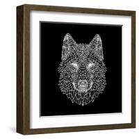 Black Woolf-Lisa Kroll-Framed Art Print