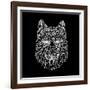 Black Woolf-Lisa Kroll-Framed Art Print