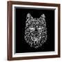 Black Woolf-Lisa Kroll-Framed Art Print