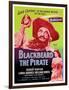 Blackbeard the Pirate-null-Framed Art Print