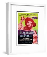 Blackbeard the Pirate-null-Framed Art Print